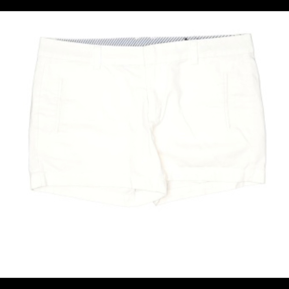 White l shorts